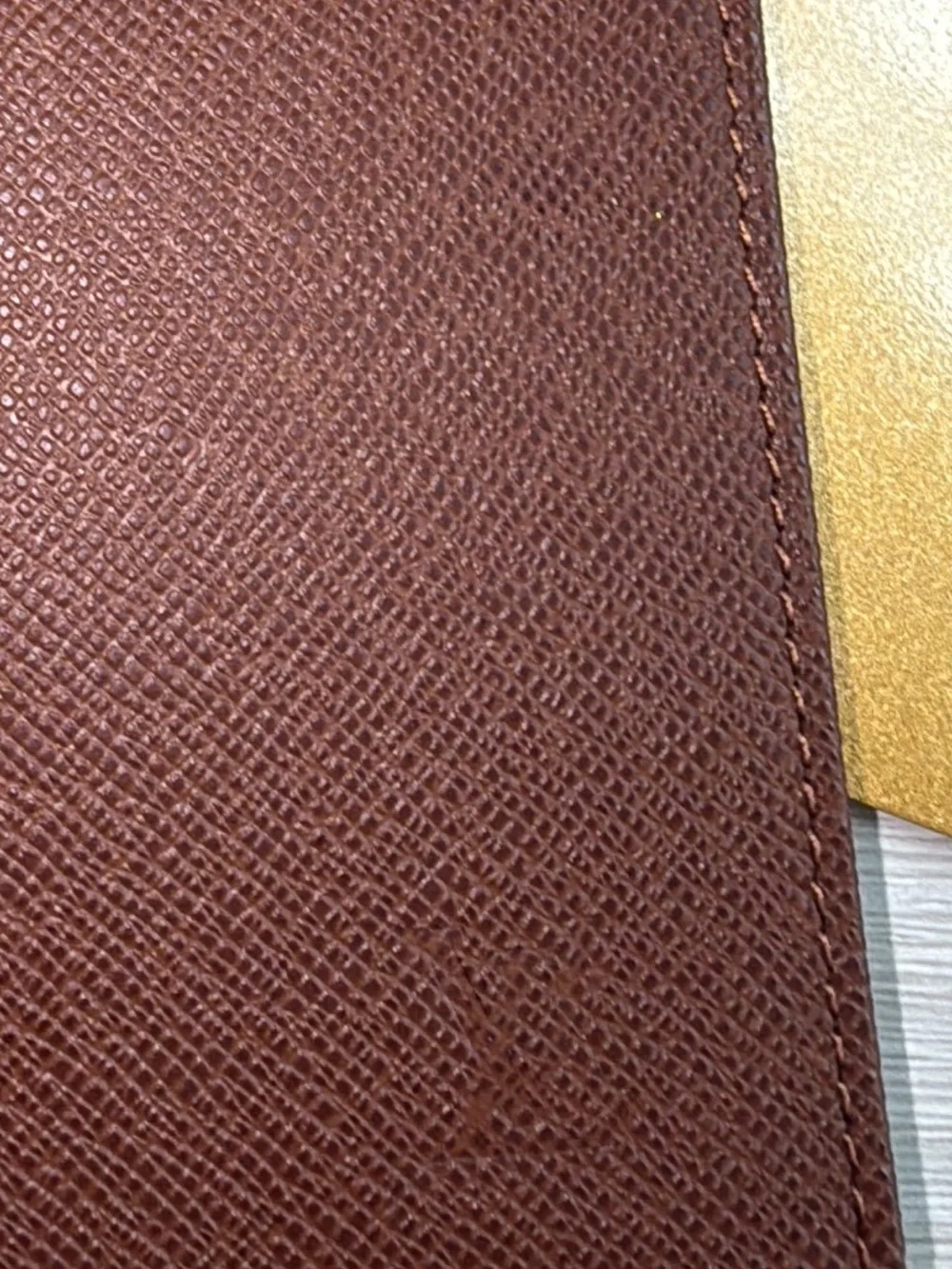 Louis Vuitton Vintage Taiga Leather Photo  ID Holder